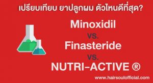 ยาปลูกผมที่ดีที่สุด, Minoxidil, Finasteride, Nutri-Active, hairsoul, ยาปลูกผม, ไมน๊อกซิดิล, ฟีแนสเตอร์ไรด์